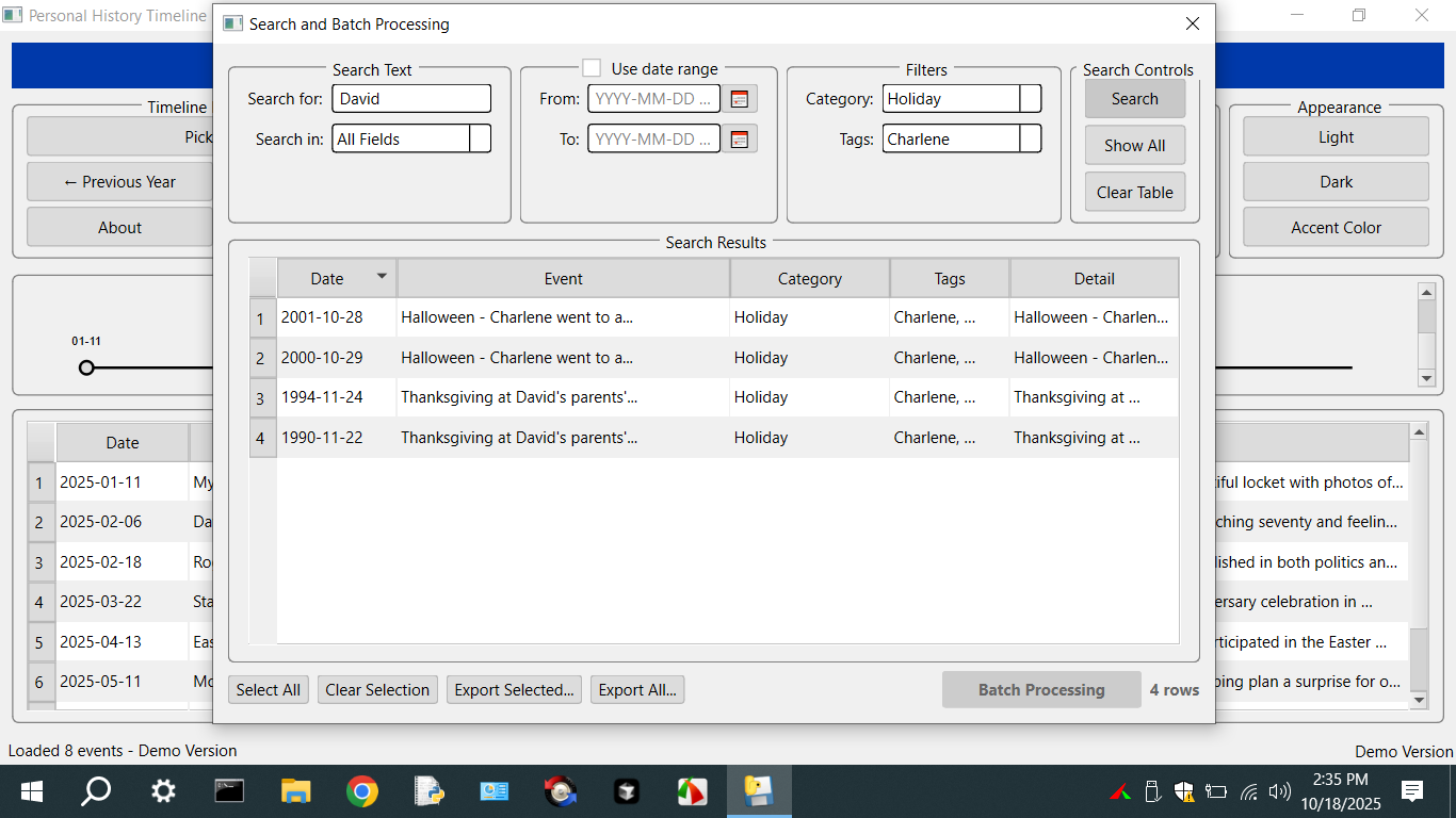 Search Functionality
